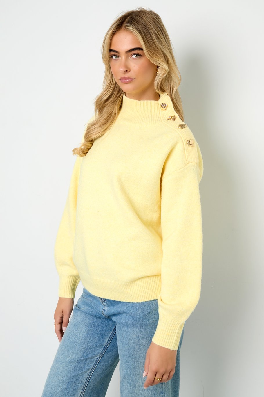 Polyester fiber (polyester) Knit sweaters Solid color Casual Fall/Winter Clothes h5Picture7
